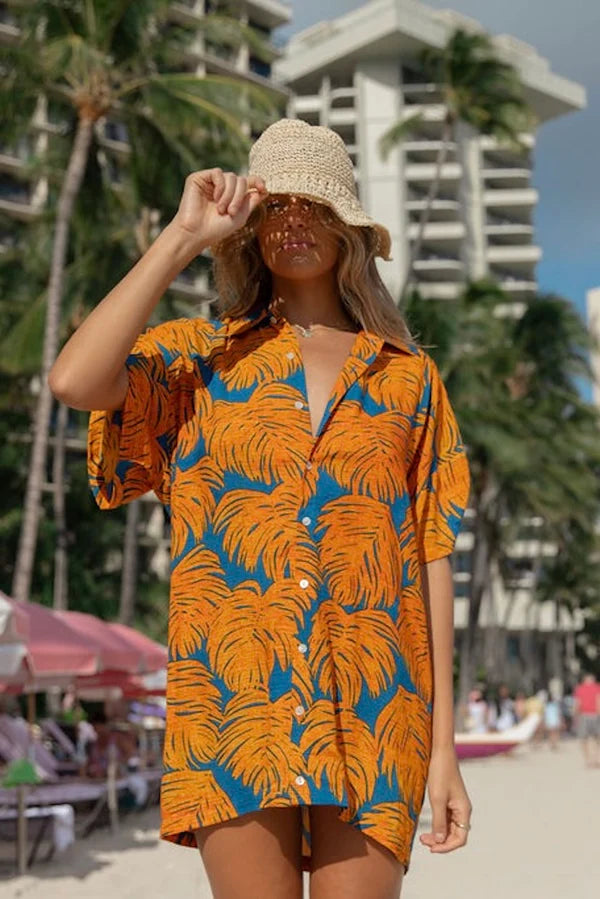 Boracay Aloha Shirt Dress
